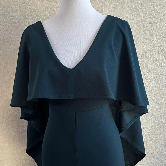 Forever 21 Green Cape Jumpsuit - Picture 6 of 7